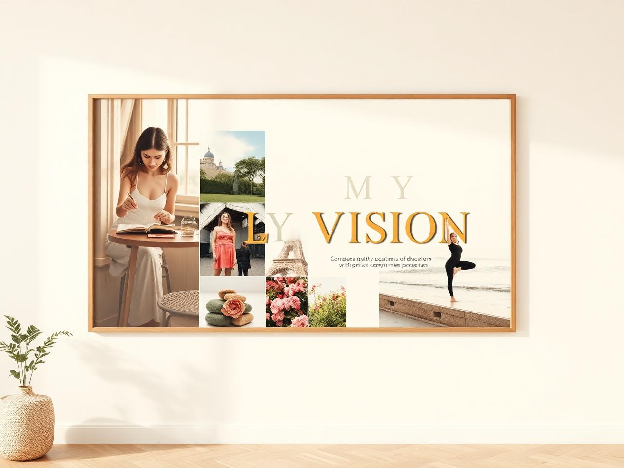 The Dreamer sample vision board